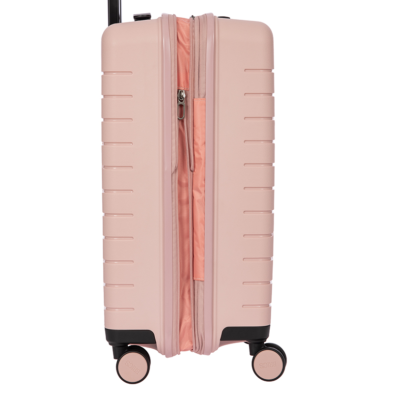 Ulisse Expandable Suitcase, H55 x W23 x L37cm, Pearl Pink-1