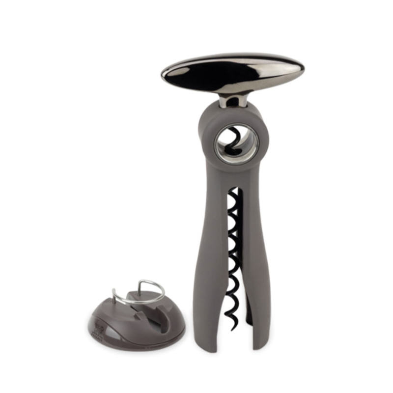 Salma Corkscrew with Foil-Cutter, 19cm, Basalt-0