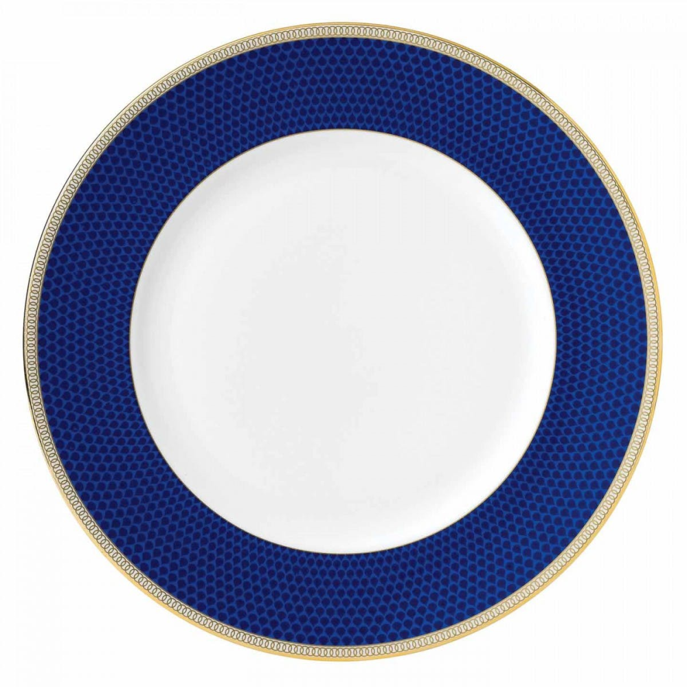 Hibiscus Dinner plate, 27cm, Blue-0