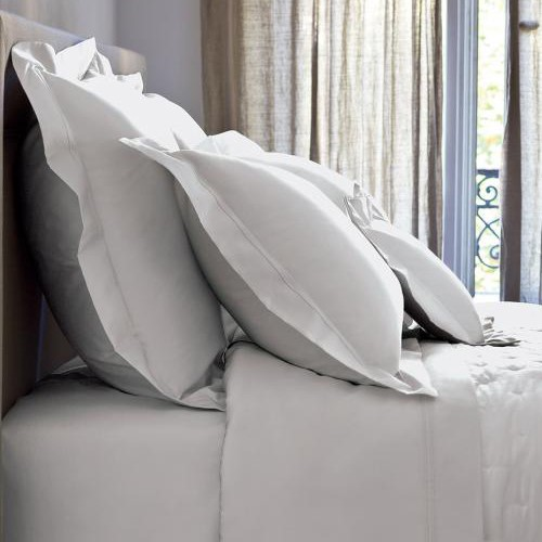 Triomphe - 300 Thread Count Cotton Sateen King duvet cover, 240 x 220cm, Silver-2