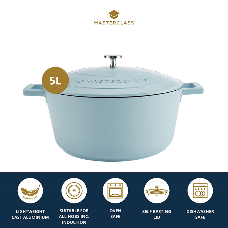 Casserole Dish, 5L, Pastel Blue-7