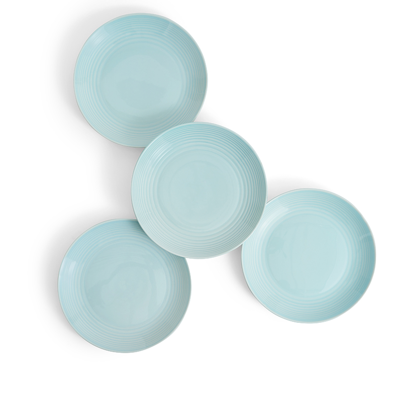 Gordon Ramsay Maze Set of 4 Plates, D22cm, Blue-0