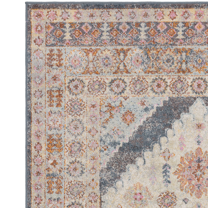 Flores fiza classic persian medallion rug, 160 x 230cm, Multi-5