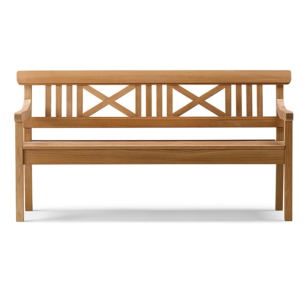 Drachmann Bench, W165 x D58 x H86cm, Teak-2