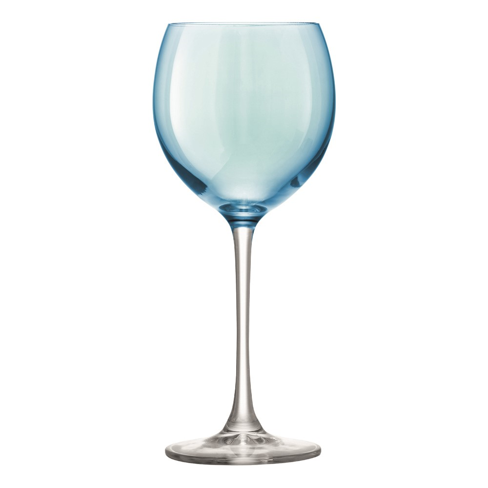 Polka Set of 4 wine glasses, 400ml, assorted pastels-4