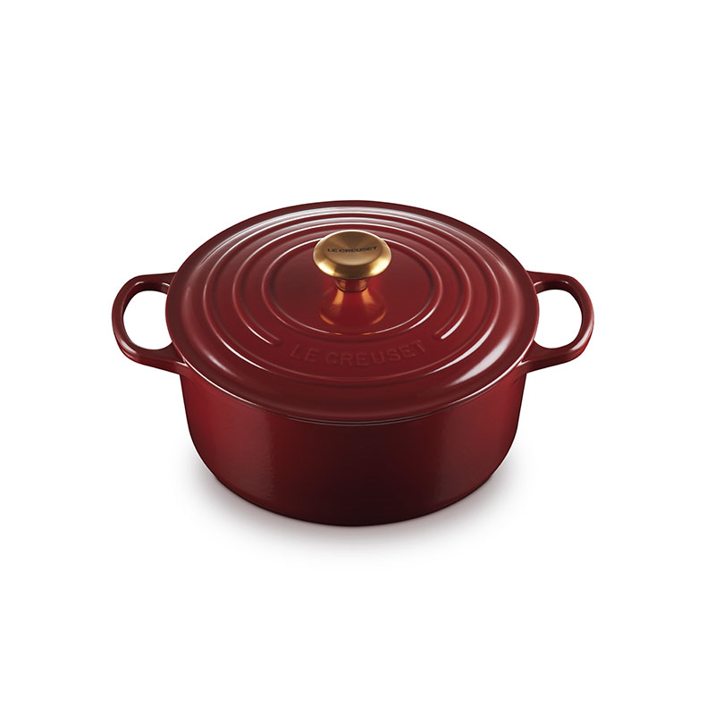 Signature Cast Iron Round Casserole, 26cm, Rhone-1