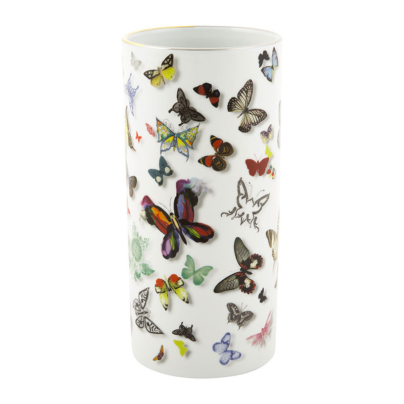 Butterfly Parade Vase, H24.6cm, Multi-1