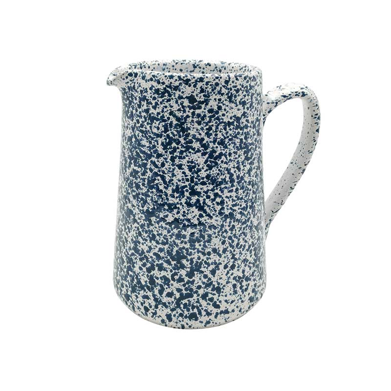 Splatter Jug, H22cm, Blue-0