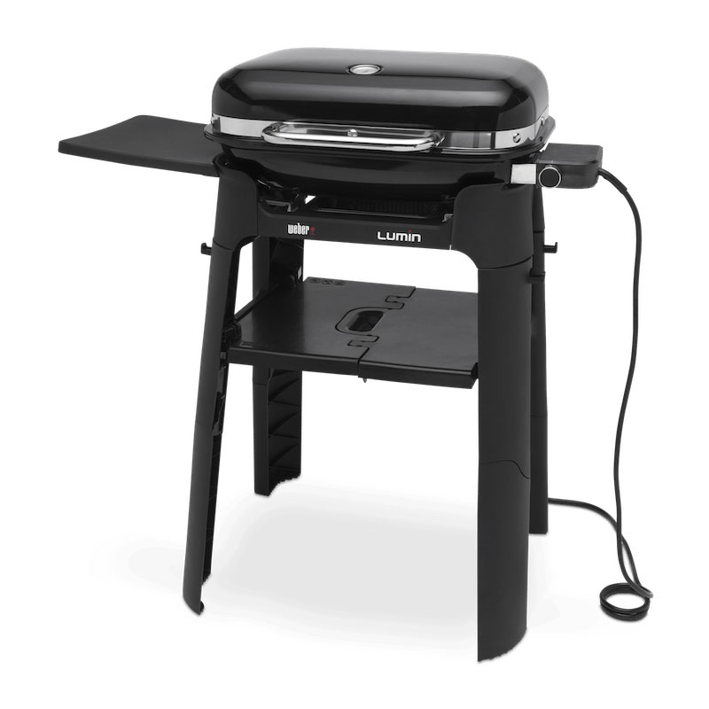 Lumin BBQ with Stand, H94cm, Black-0