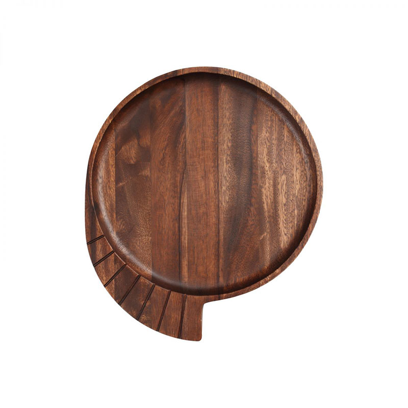 Deco Grand Platter, 35cm, Acacia-1