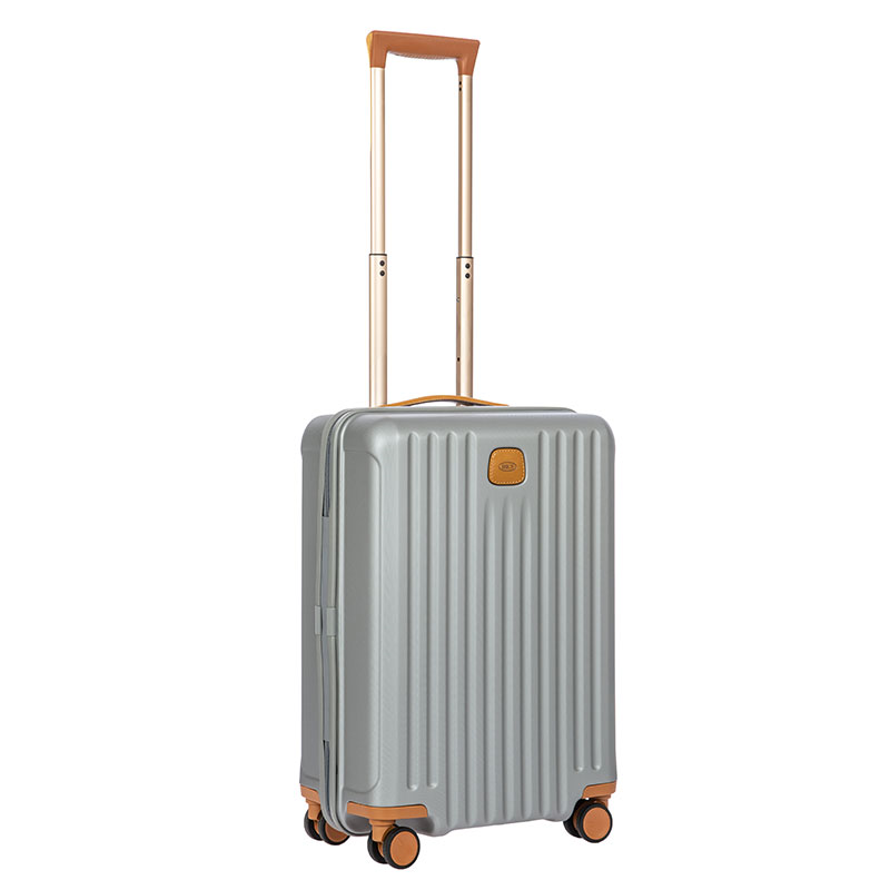 Capri Carry-on Suitcase, H55 x L38 x W23cm, Silver-3