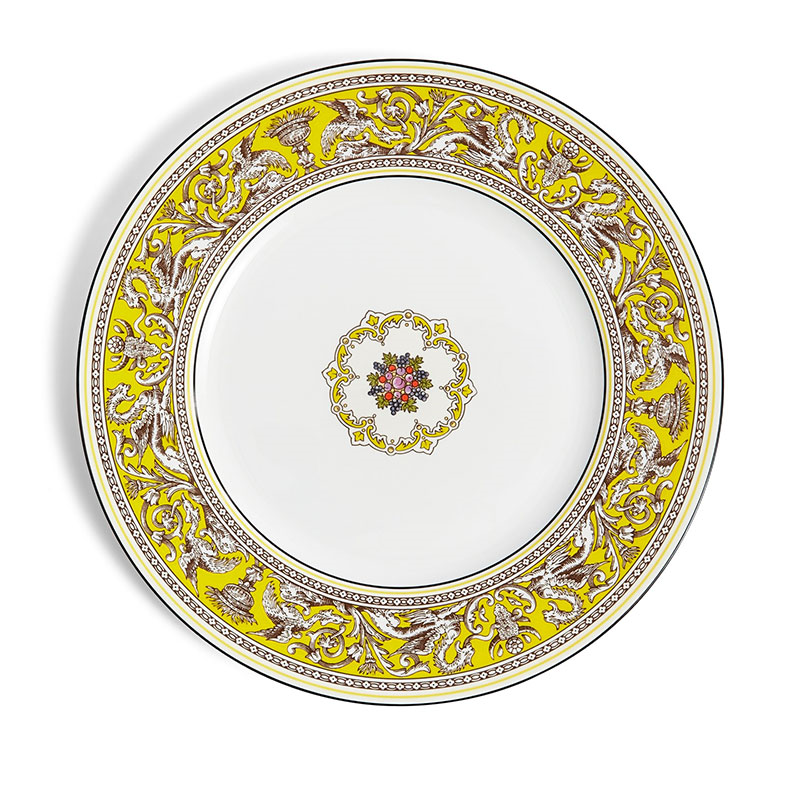 Florentine Plate, D27cm, Citron-1