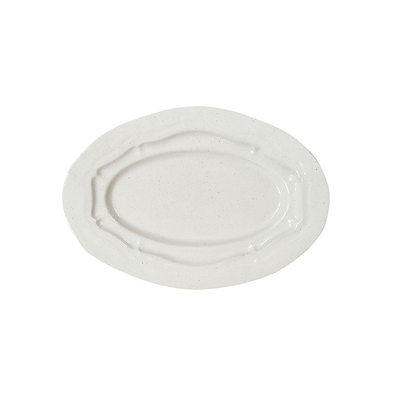 Refectoire Oval Dish, L43 x W30cm, Sable Brilliant-0