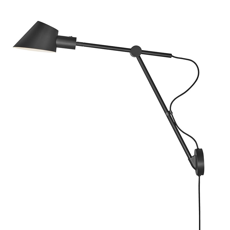 Stay Wall Light, H54cm, Black-3