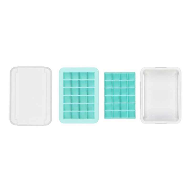 Covered silicone ice cube tray - cocktail cubes-3