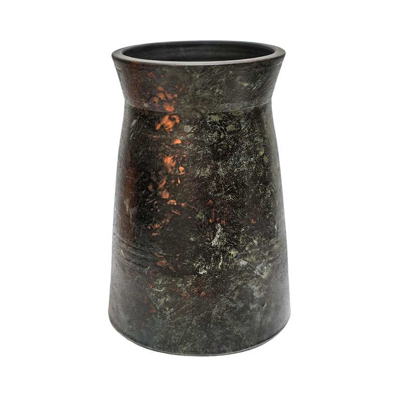 Kew Eclectic Orangery Handthrown Vase, D20cm, Bronze-1