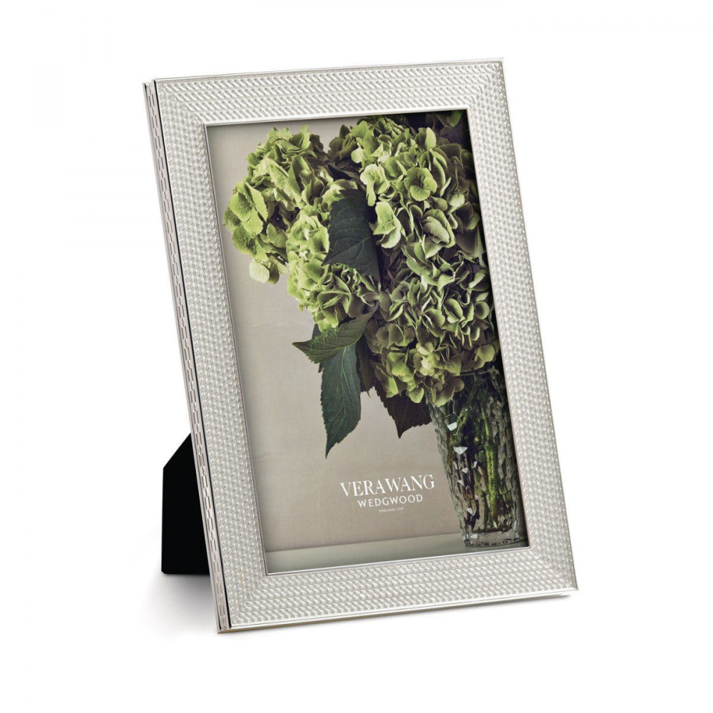 Vera Wang With Love Nouveau Photo Frame, 4 x 6", Silver Plate-0