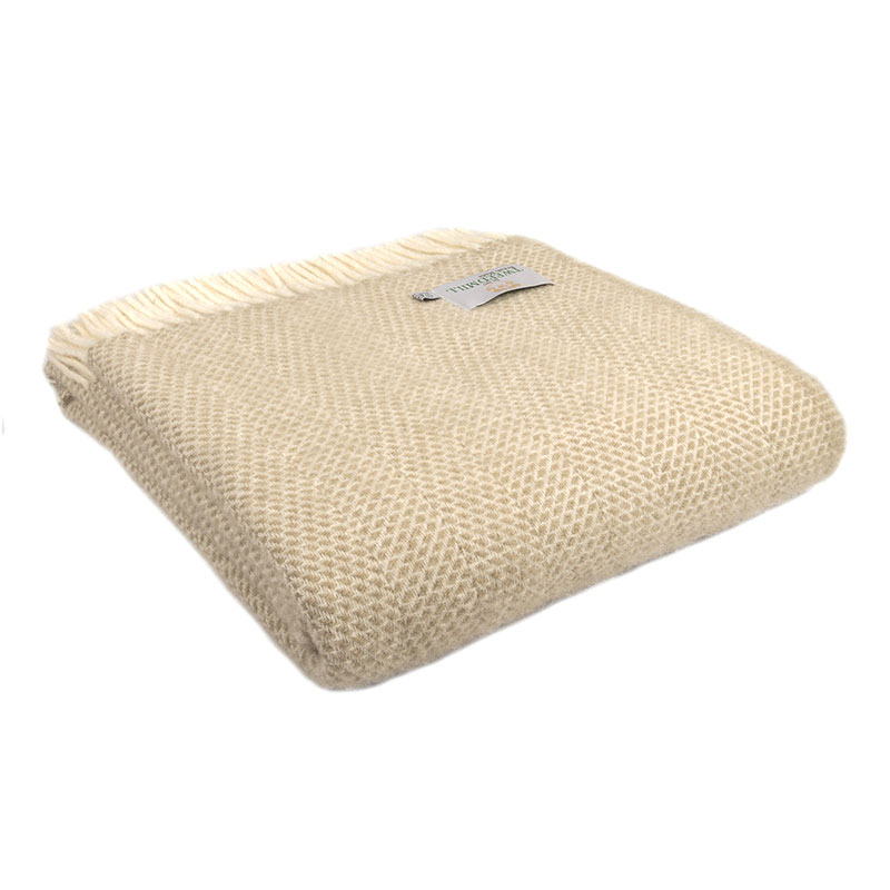 Beehive Throw, 150 x 183cm, Oatmeal-0