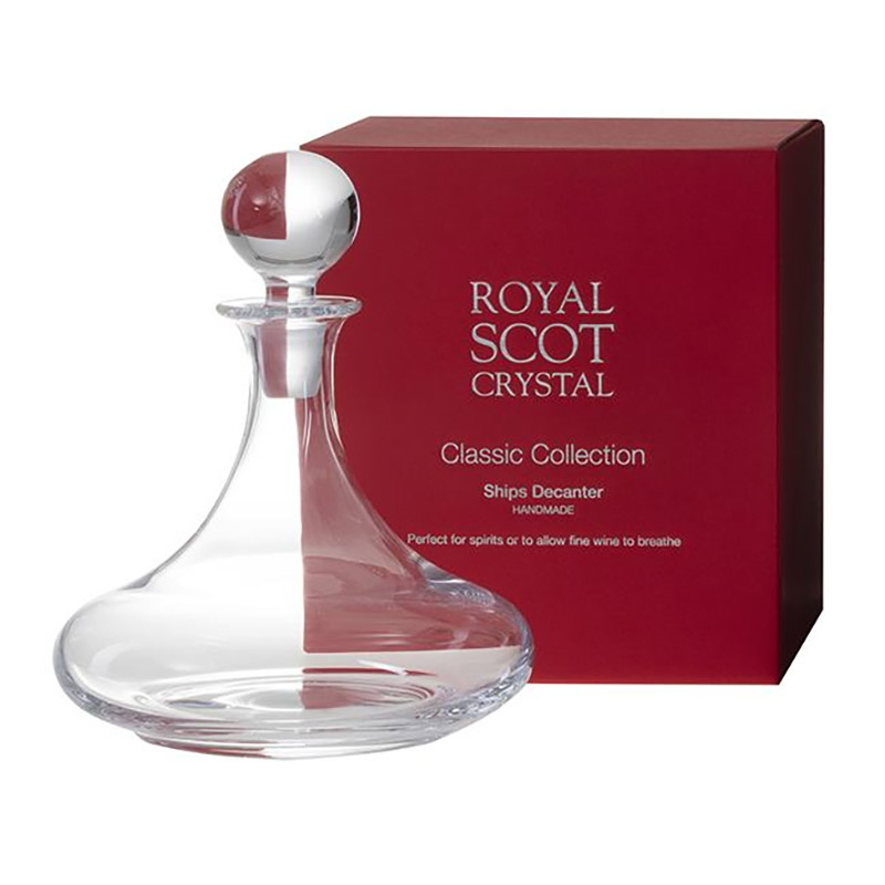 Classic Ships Decanter, 750ml, Clear-4