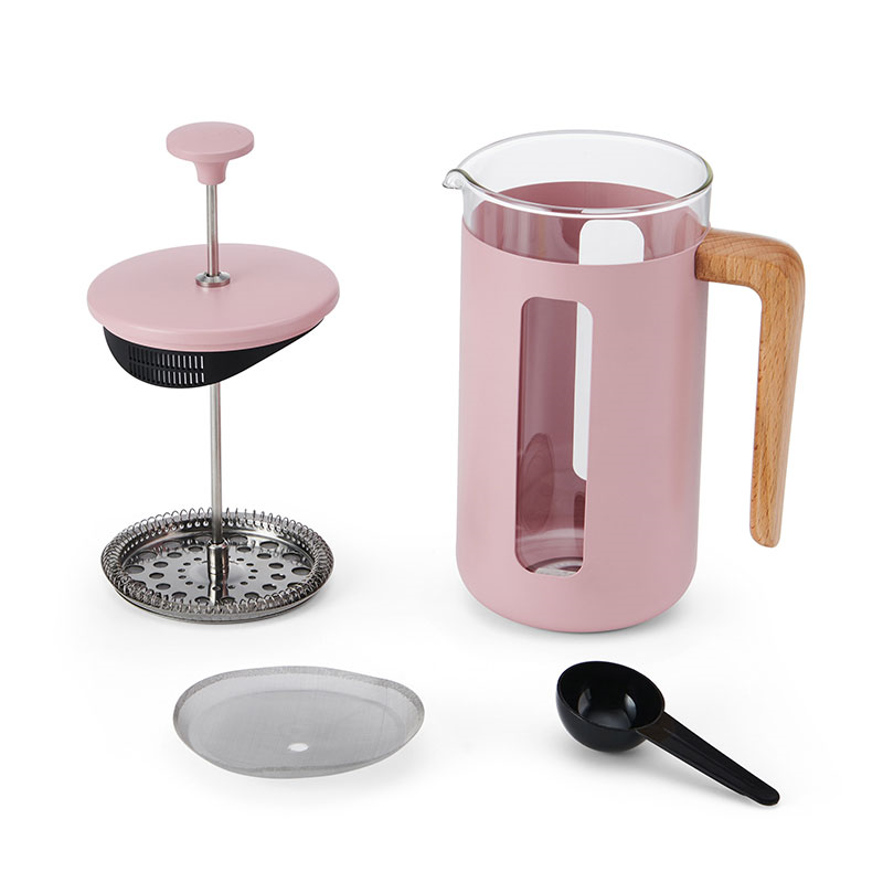 Pisa Cafetiere 8 Cup, Pink-6