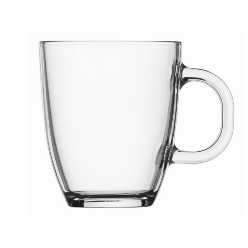 Bistro Glass Mug, 350ml, Clear-3