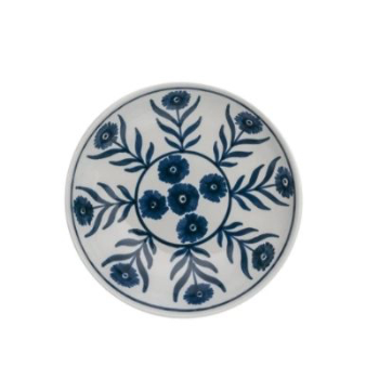 Shallow Bowl, Summer Flower, Blue, 24cm-3