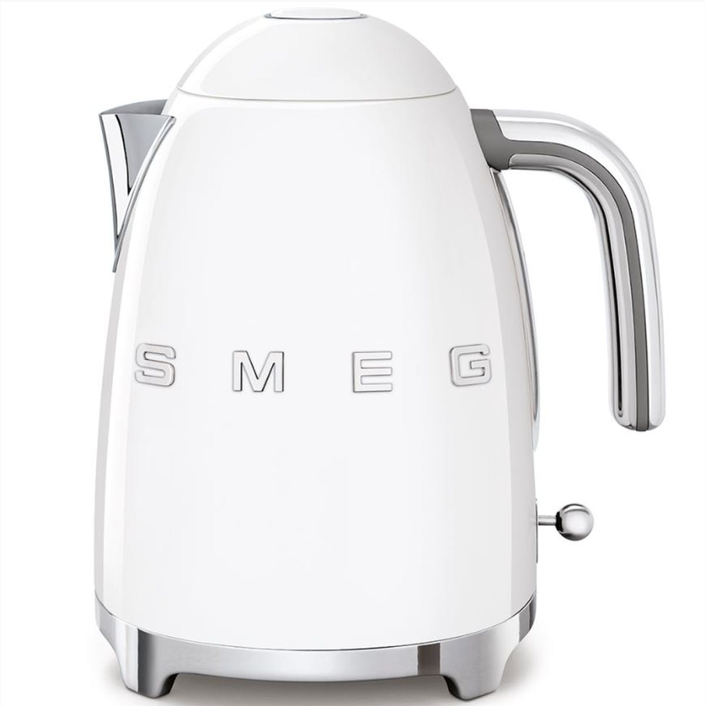 50's Retro Kettle, 1.7 litres, White-0