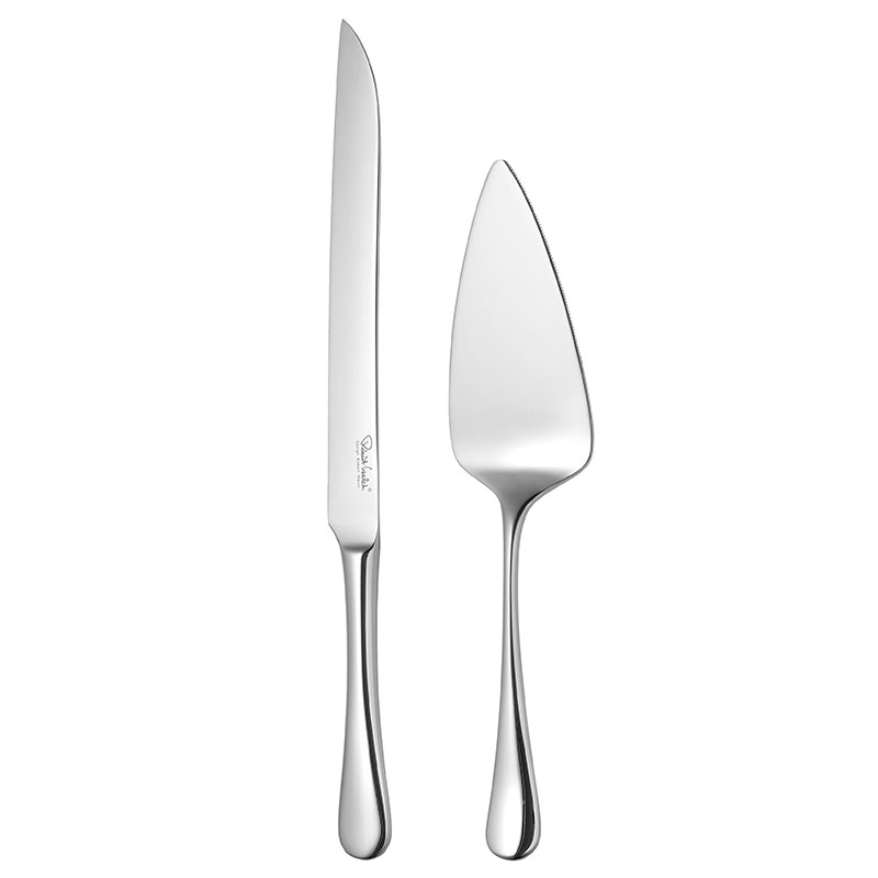 Radford 2 Piece Cake Serving Set, Stainless Steel-0