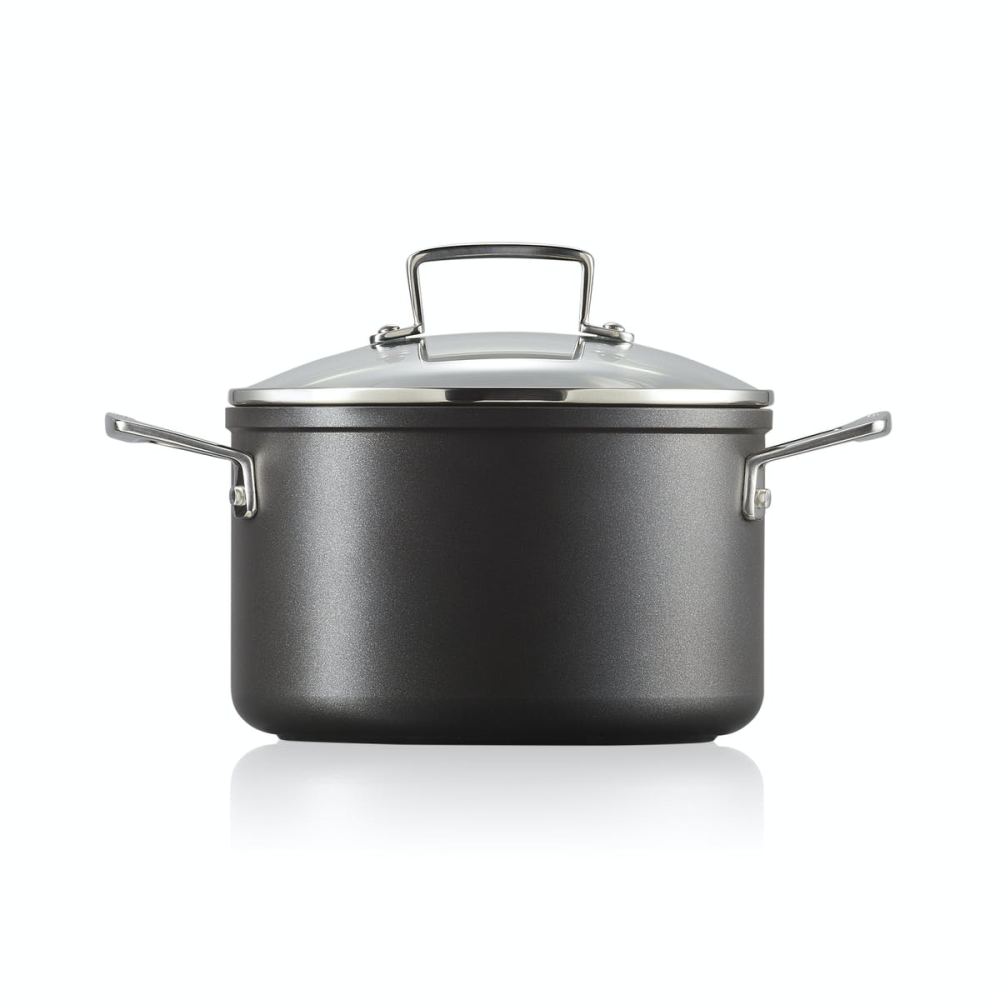 Toughened Non-Stick Casserole, 20cm=-4