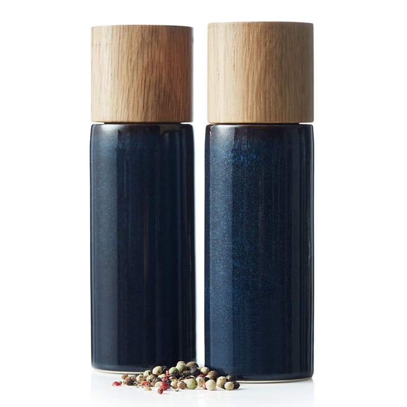 Gastro Salt and Pepper Mill, H17cm, Blue-0