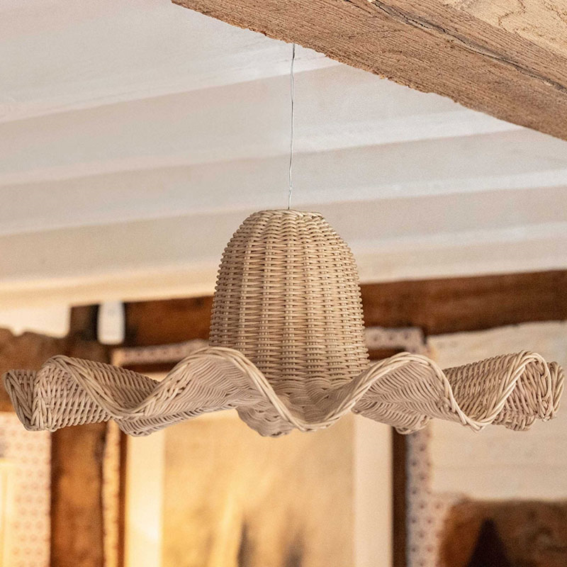 Luna Rattan Pendant Shade, Natural-0