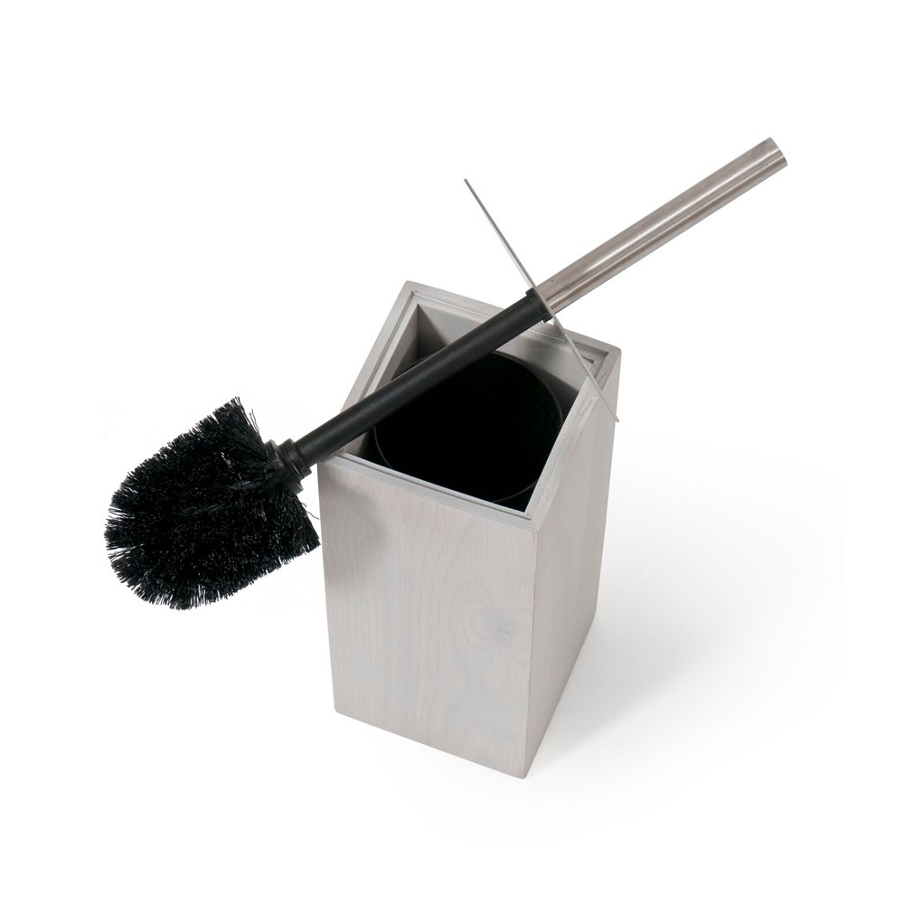 Mezza Loo brush, H39 x W11 x D11cm, Oyster White-2