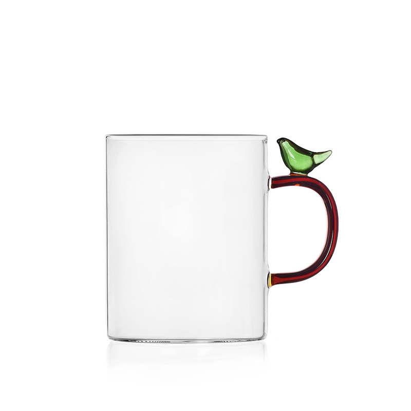 Birds Mug, 450ml, Green-0