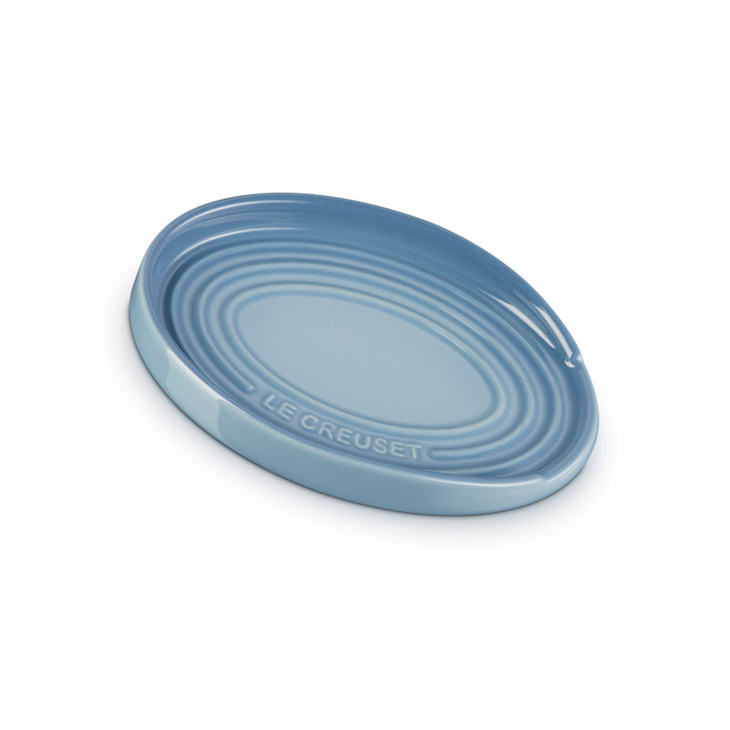 Stoneware Oval Spoon Rest, 15cm, Chambray-0