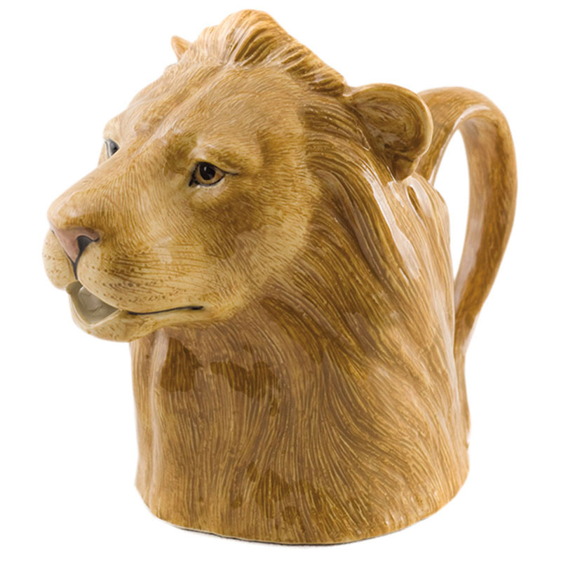 Lion Water Jug, H27.5cm, Orange-1