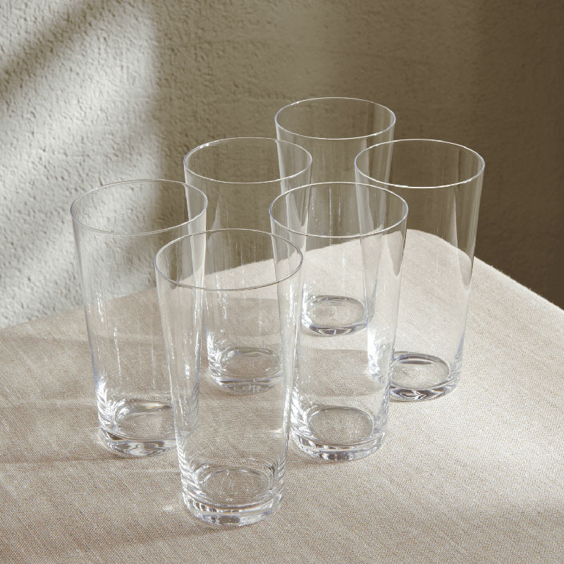 Greenwich Set of 6 Water Glasses, 470ml-0