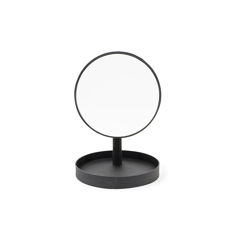 Look Magnify Mirror, H37 x D25cm, Black-3