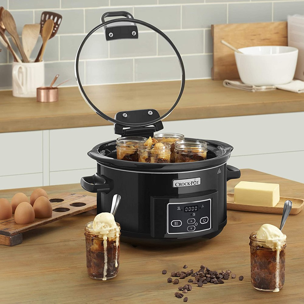 Countdown Digital slow cooker, 4.7 litre, Gloss Black-4