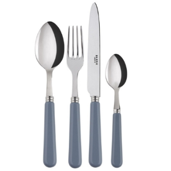 Pop Unis 4 Piece Cutlery Set, Grey-0