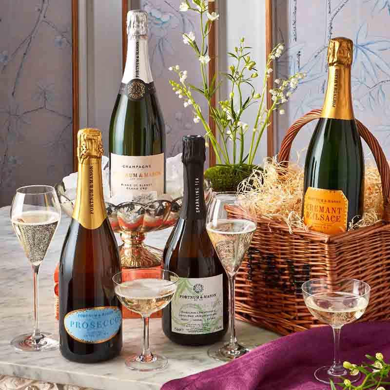 The Sparkling Quartet Wicker Gift Set-0