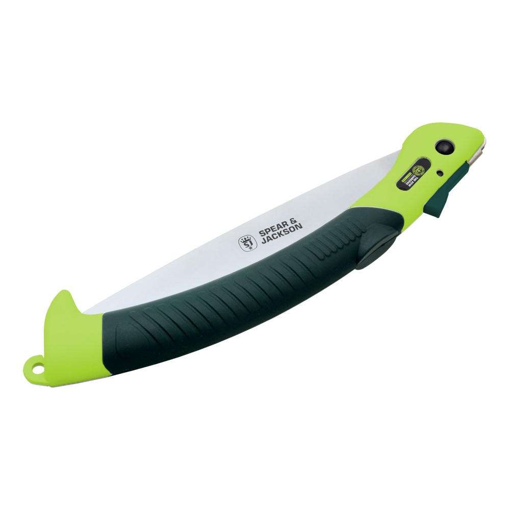 Folding pruning saw, H35 x W8cm, Green/Silver-1