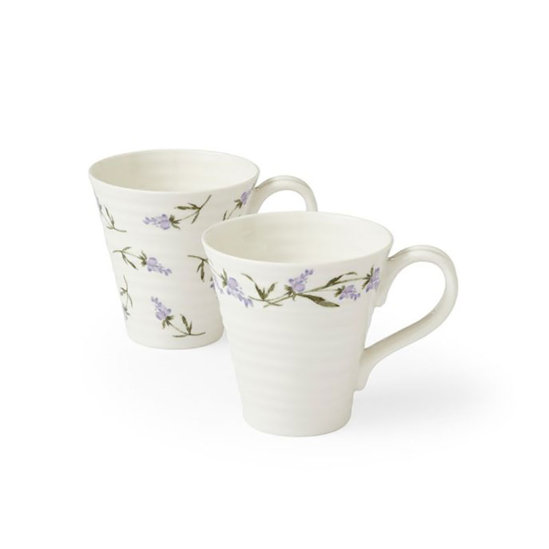 Lavendula Set of 2 Mugs, D14.5cm, Multi-0