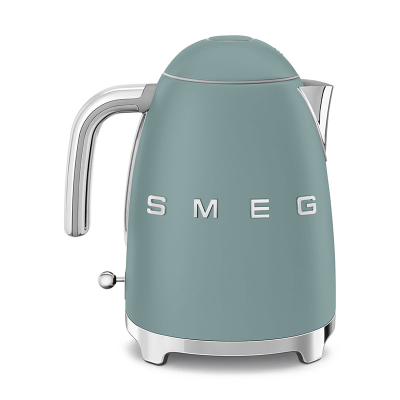 50's Style Cordless Electric Kettle, 1.7L, Emerald Green-0