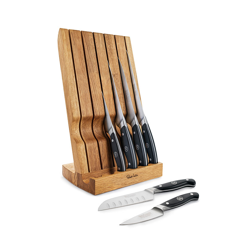 Professional 7 Piece Knife Block Set, Oak-6