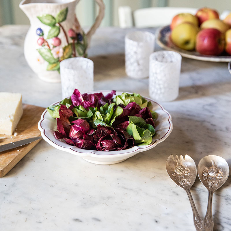 Romilly Salad Bowl, D25cm, Red-0