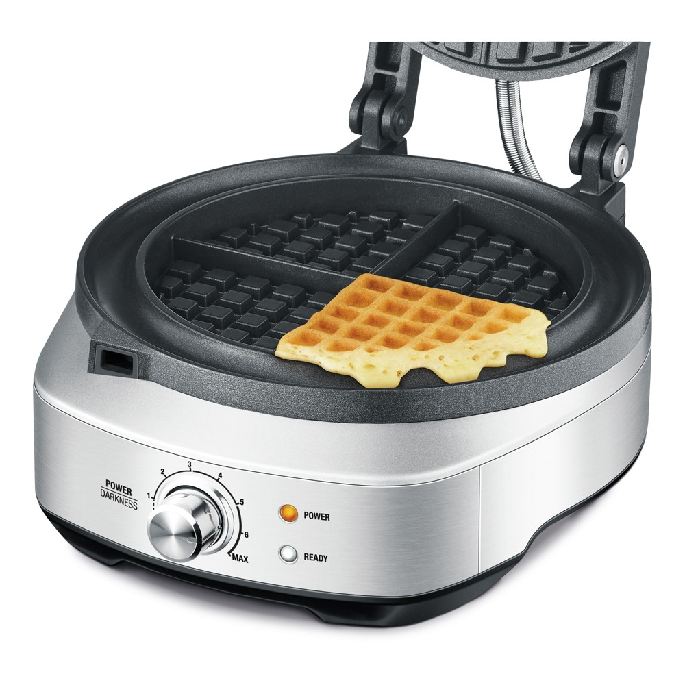 The No Mess Waffle Waffle maker, Stainless Steel-3