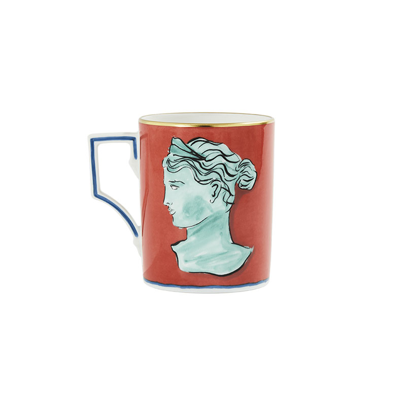 Il Viaggio Di Nettuno Mug, 400ml, Red Coral-0