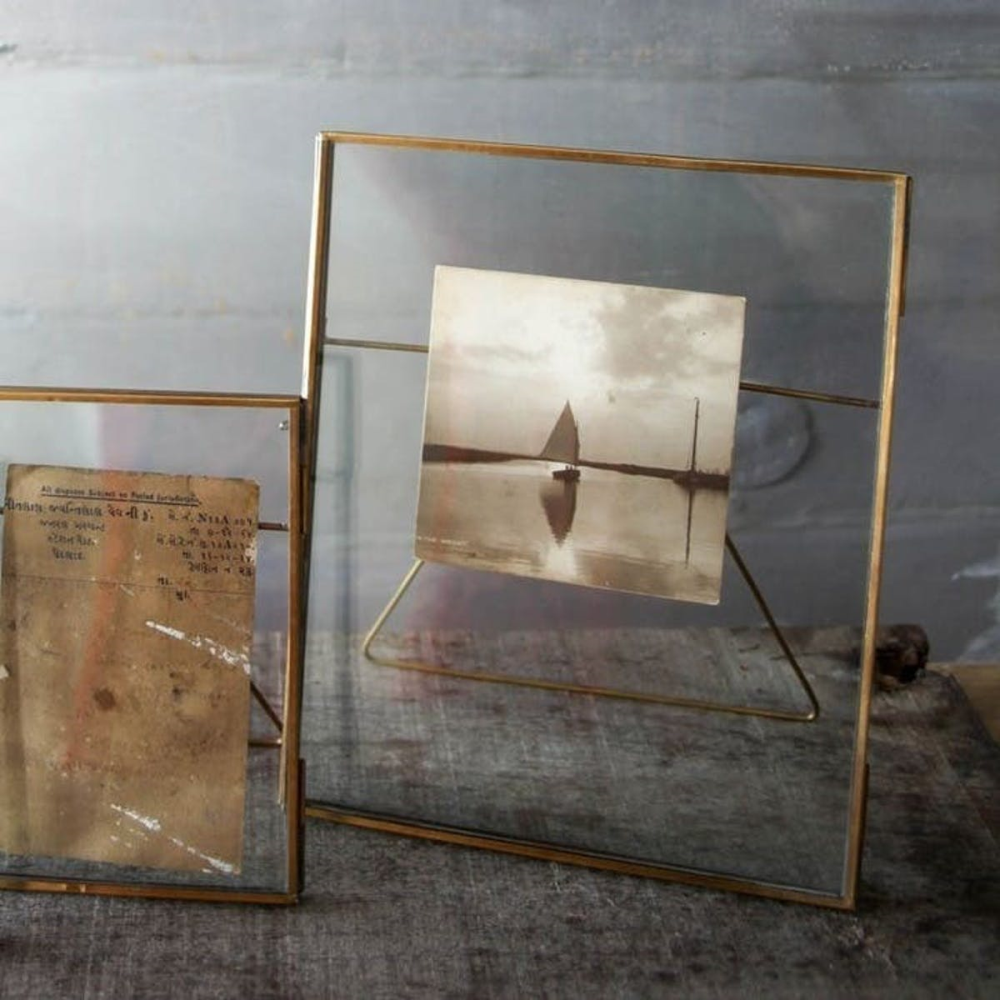 Danta Frame, 8 x 10", Antique Brass-0