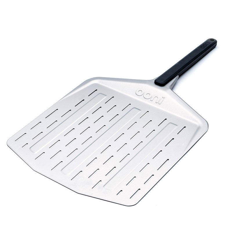 14" Perforated Pizza Peel, Aluminum-3