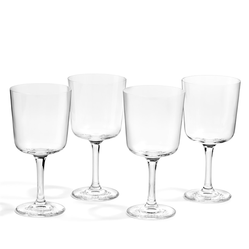 1815 Glass Set of 4 Wine Glasses, 350ml, Clear-0